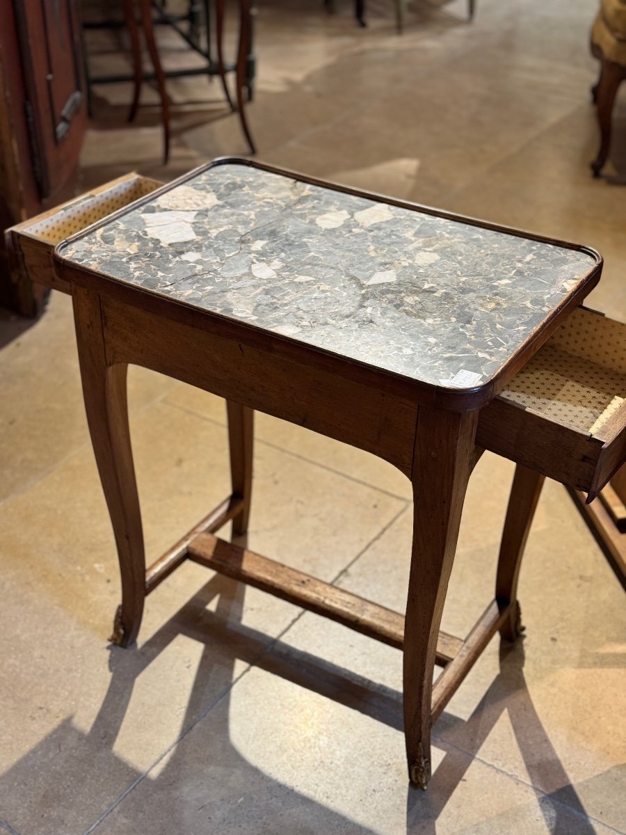 élégante Table D’appoint Louis XV - XVIIIe Siècle-photo-1