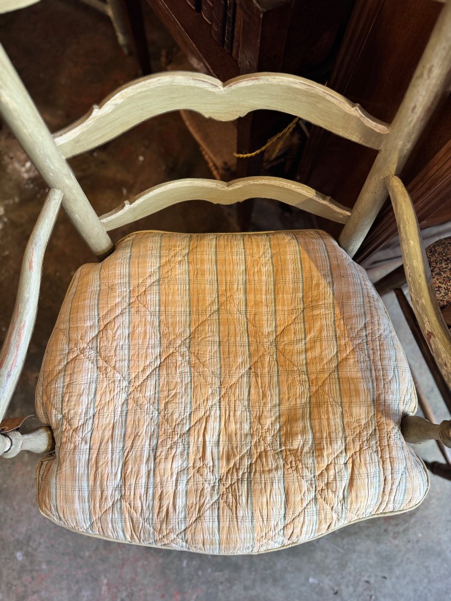 Fauteuil Provençal En Paille, époque Régence Louis XV – XVIIIe Siècle-photo-5