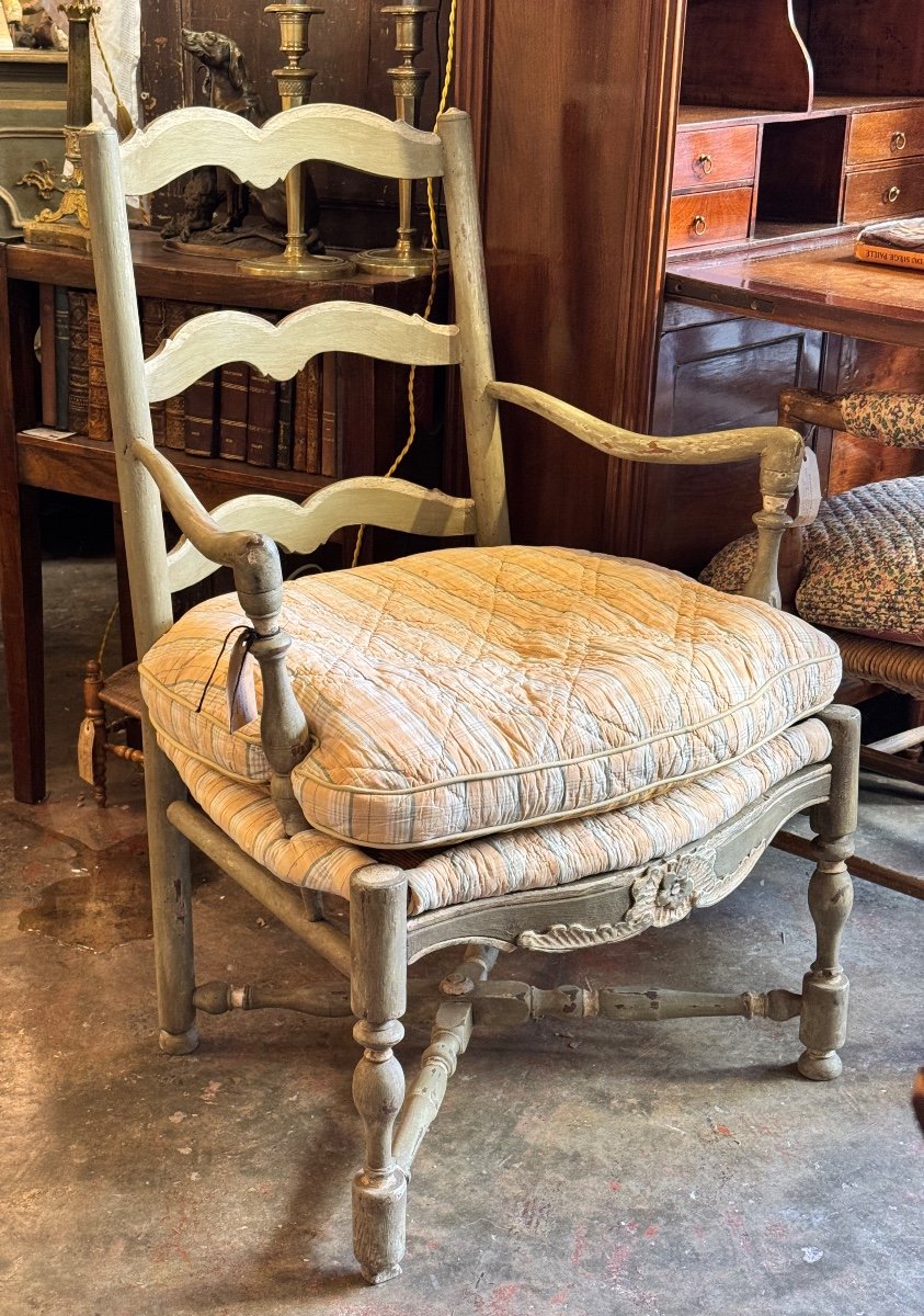 Fauteuil Provençal En Paille, époque Régence Louis XV – XVIIIe Siècle