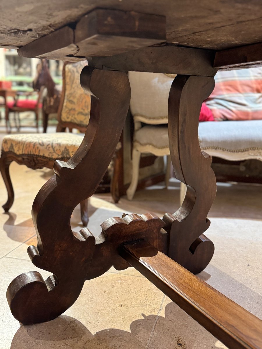 Spanish Walnut Table, 18th Century-photo-2