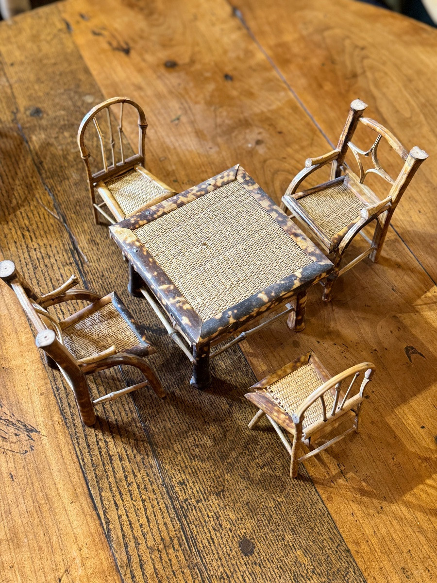 Garden Furniture For Dollhouse — Late 19th / Early 20th Century -photo-1