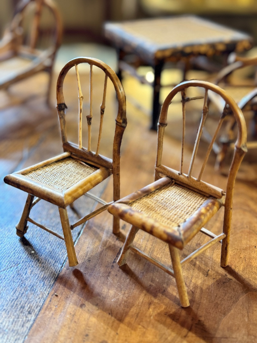 Garden Furniture For Dollhouse — Late 19th / Early 20th Century -photo-2