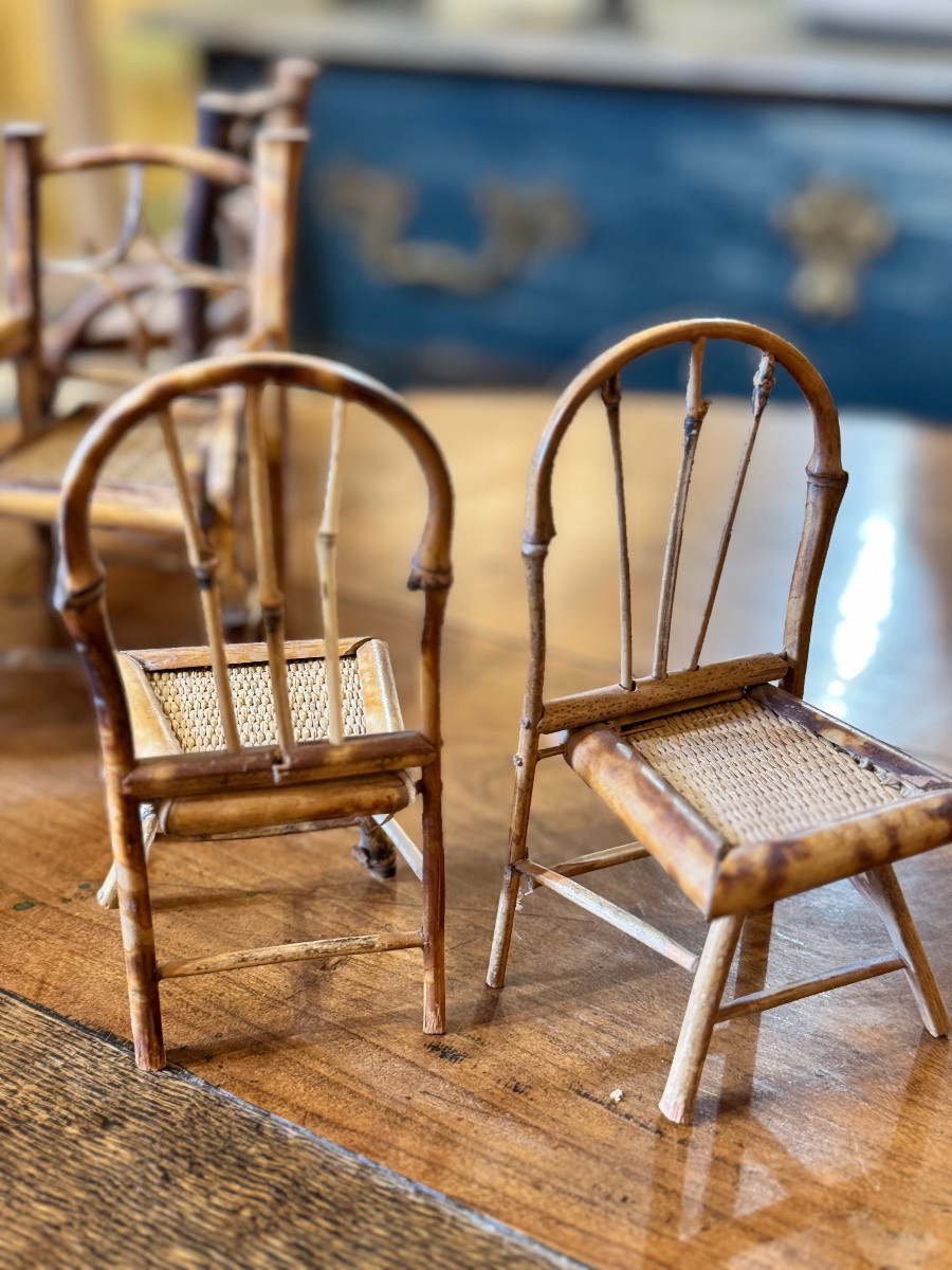 Garden Furniture For Dollhouse — Late 19th / Early 20th Century -photo-3