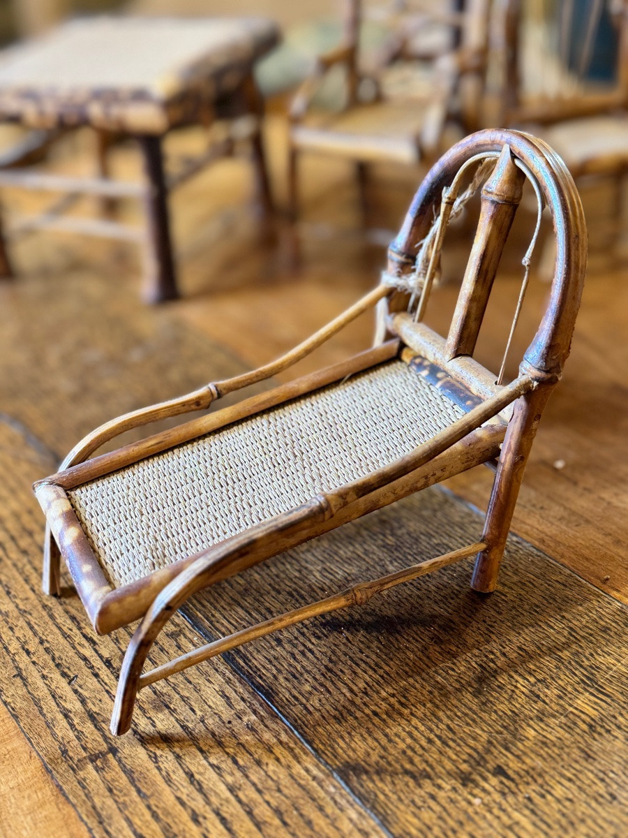 Garden Furniture For Dollhouse — Late 19th / Early 20th Century -photo-5