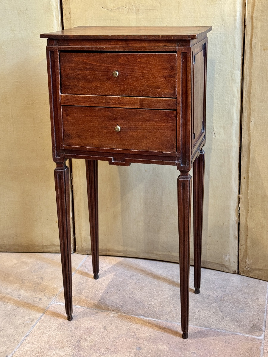 Small Louis XVI Period Bedside Table Or Flying Table