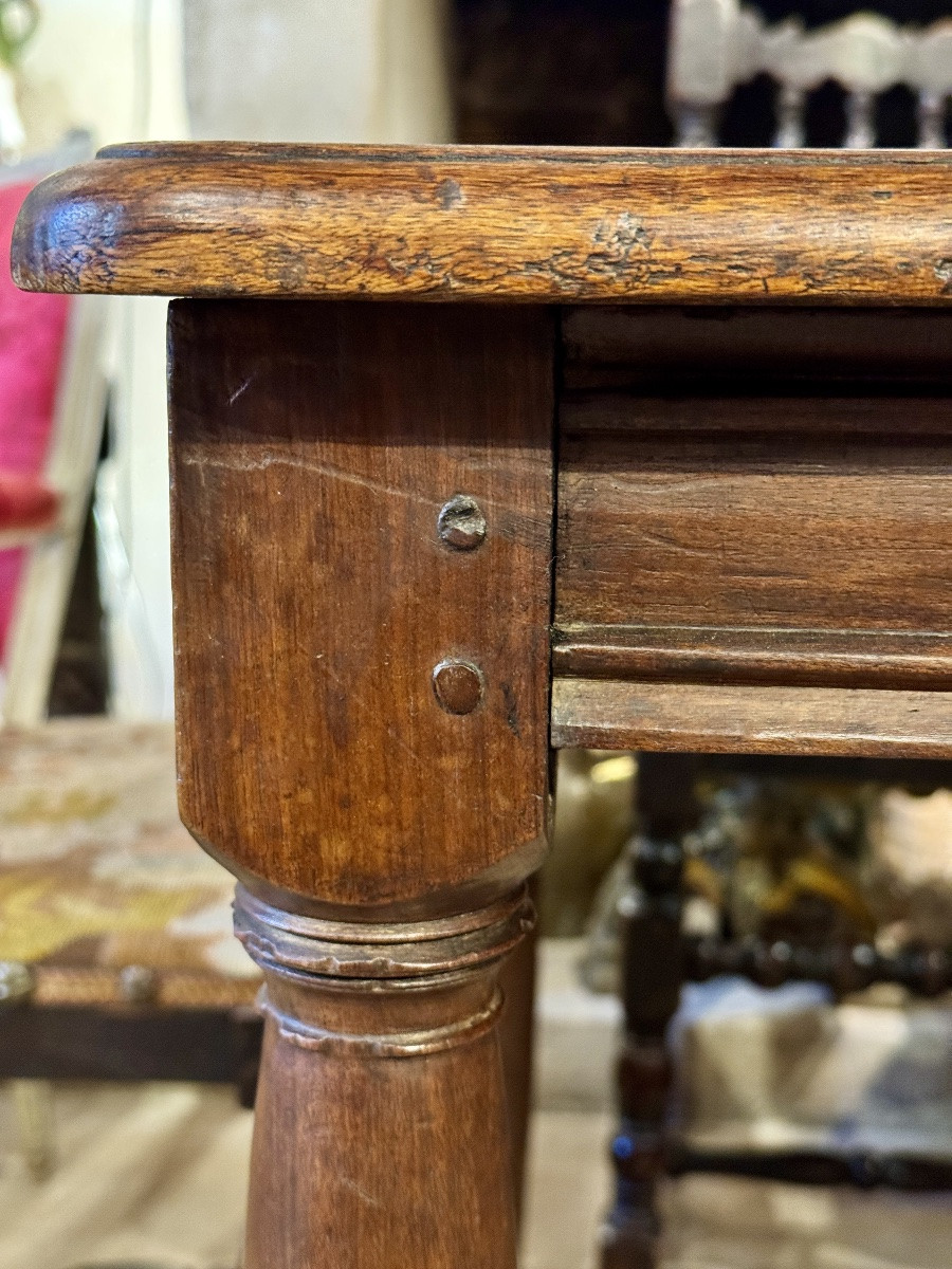 Table En Noyer, époque Louis XIII – XVIIe Siècle-photo-4