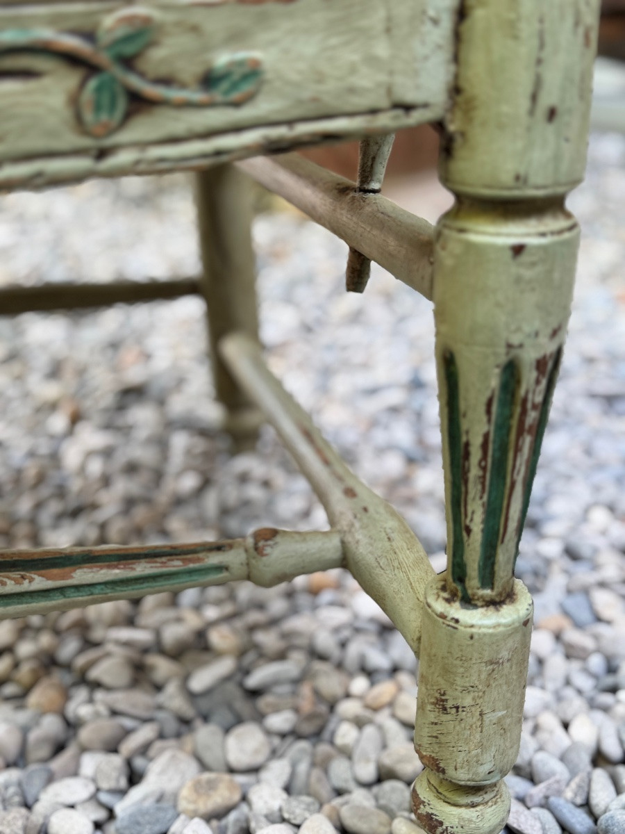 Louis XV Provençal Mulberry Straw Armchair – 18th Century-photo-3