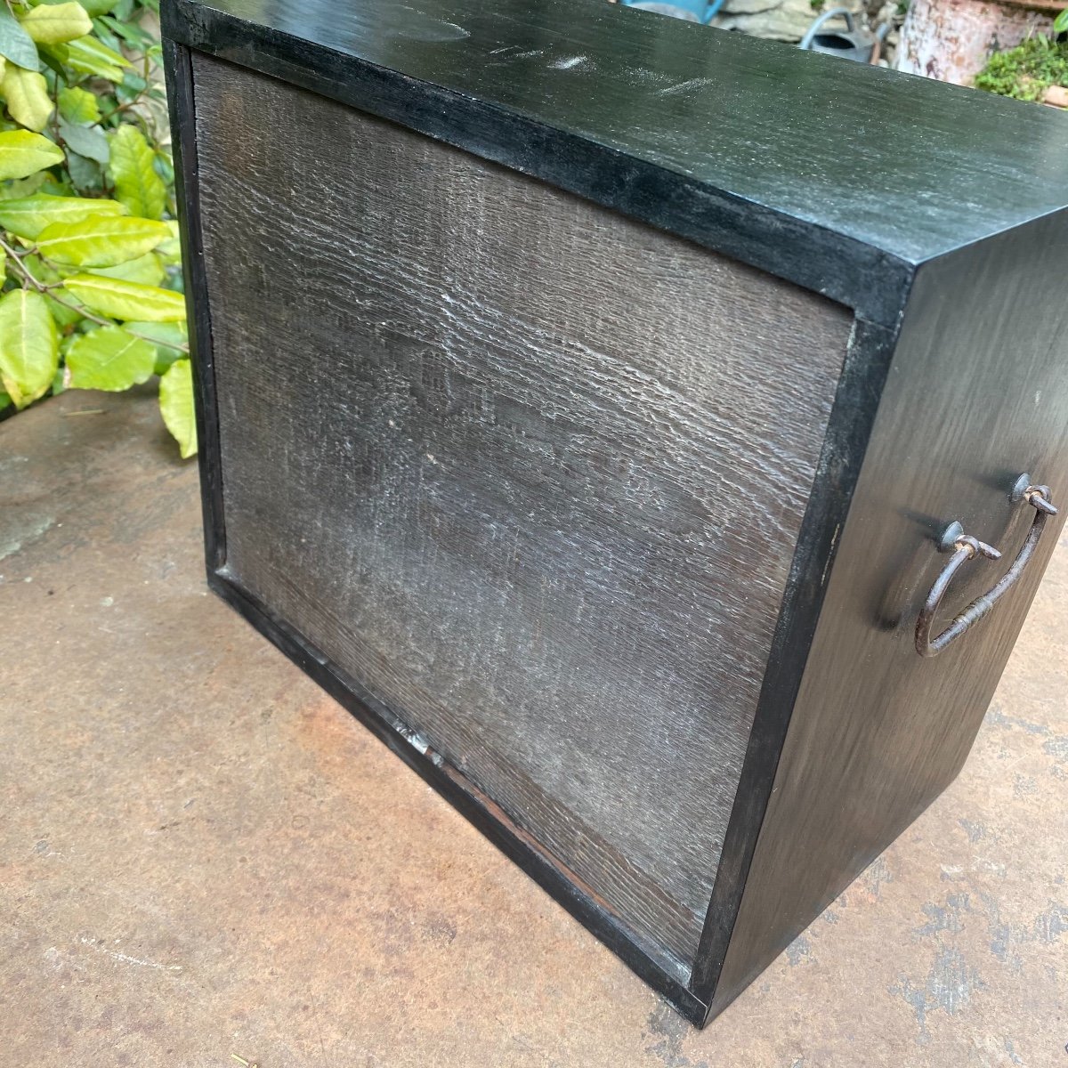 Small Blackened Cabinet 17th-photo-8