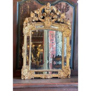 Regency Period Carved Fronton Mirror