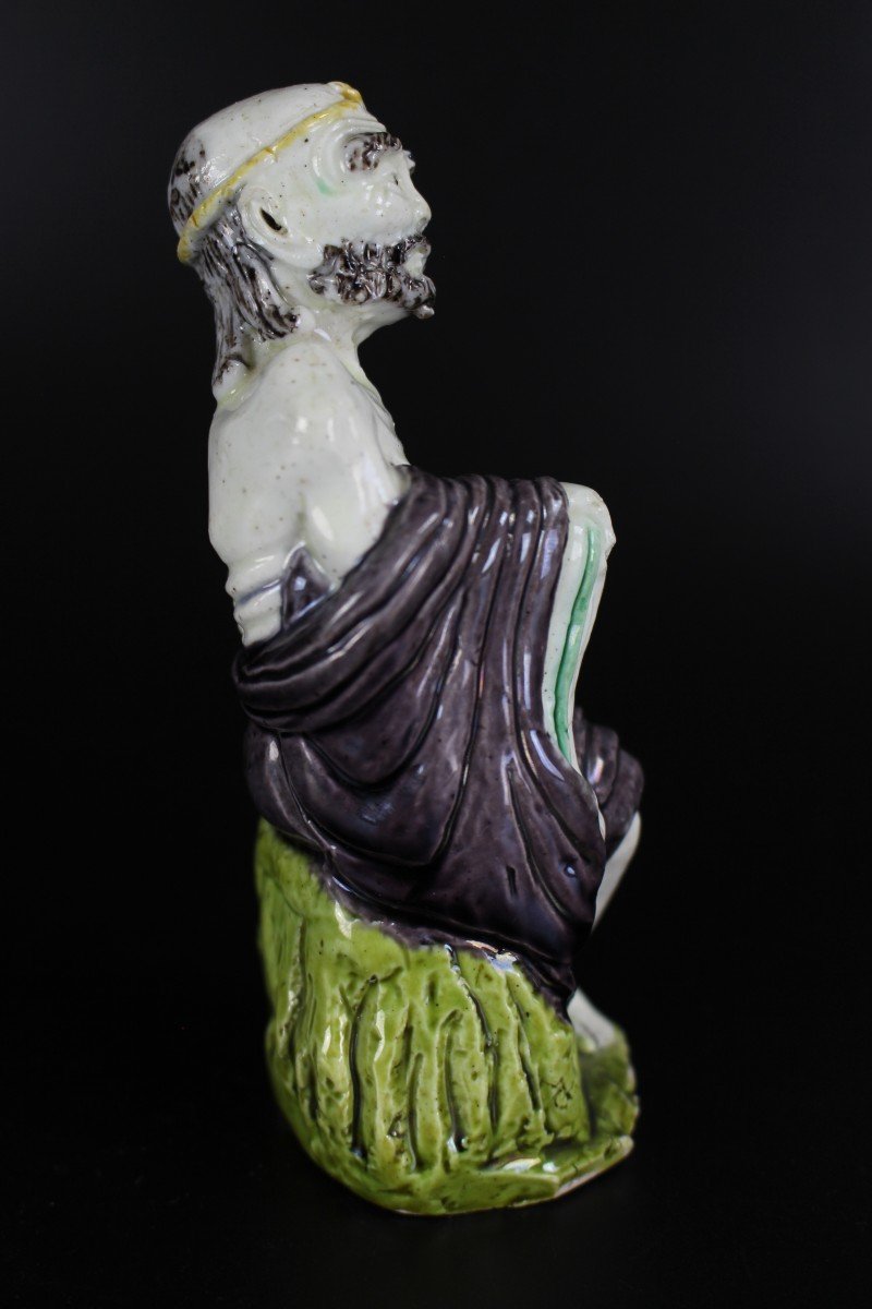 Kangxi Chinese Porcelain Figure Sancai Li Tieguai 17th Century Daoist Immortal Qing Dynasty-photo-4