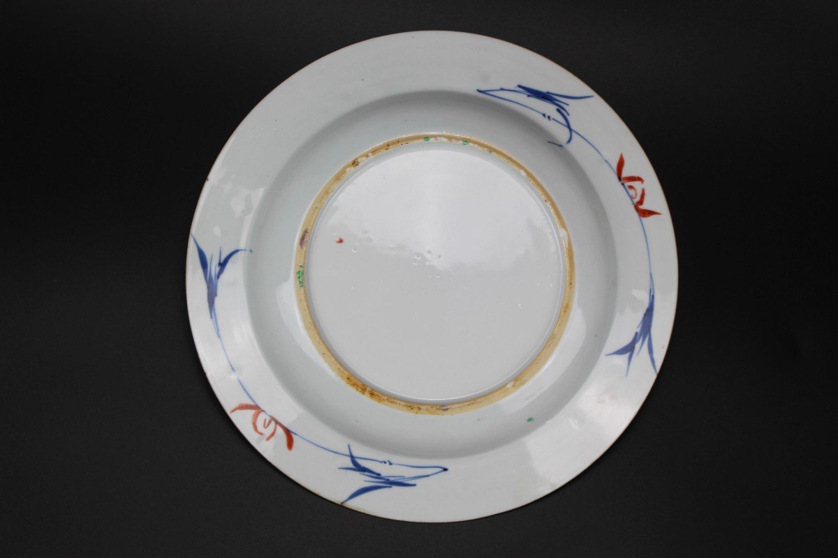 Chinese Porcelain Kangxi Plates 2x Doucai Qing Dynasty Antique 18th Century (1661-1722) Dishes -photo-1