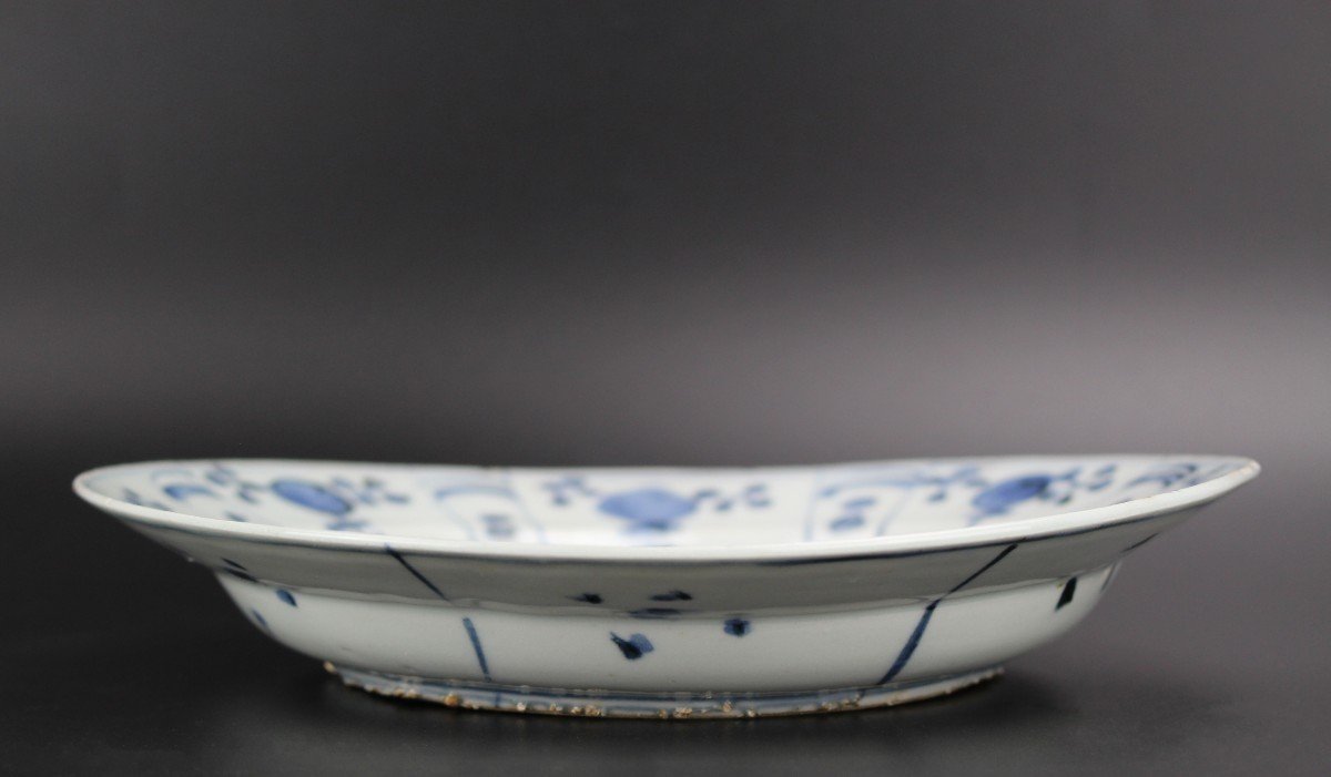 Assiettes En Porcelaine Chinoise Wanli Kraak Bleu Et Blanc Dynastie Ming Antique 17ème Siècle-photo-7