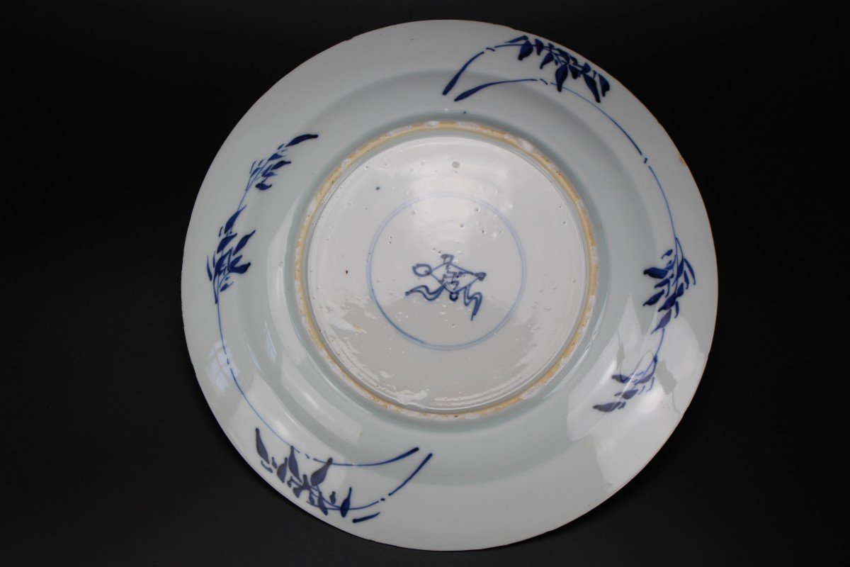 Chinese Porcelain Master Of The Rocks Dish Kangxi Blue And White Qing Dynasty Antique 17th C.-photo-6