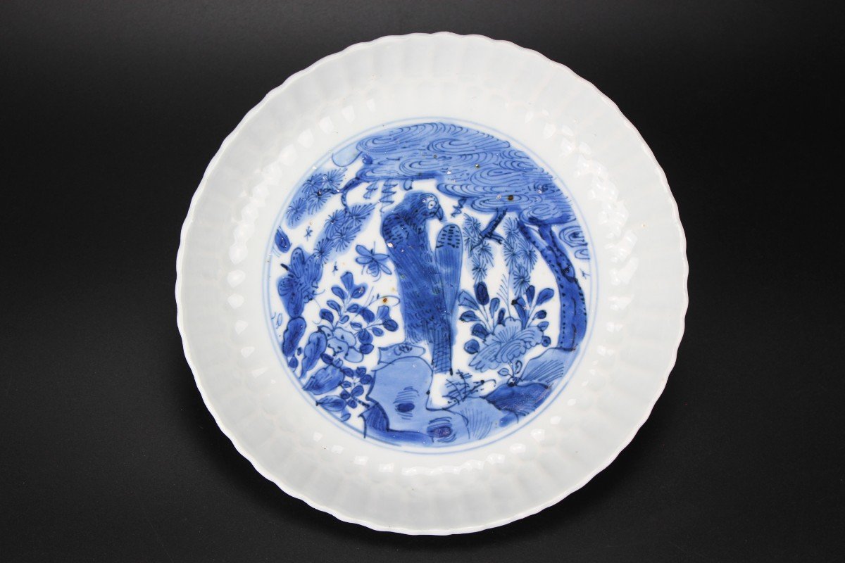 Chinese Porcelain Wanli Kraak Plate Blue And White Ming Dynasty Export Dish 16th / 17th Century-photo-2