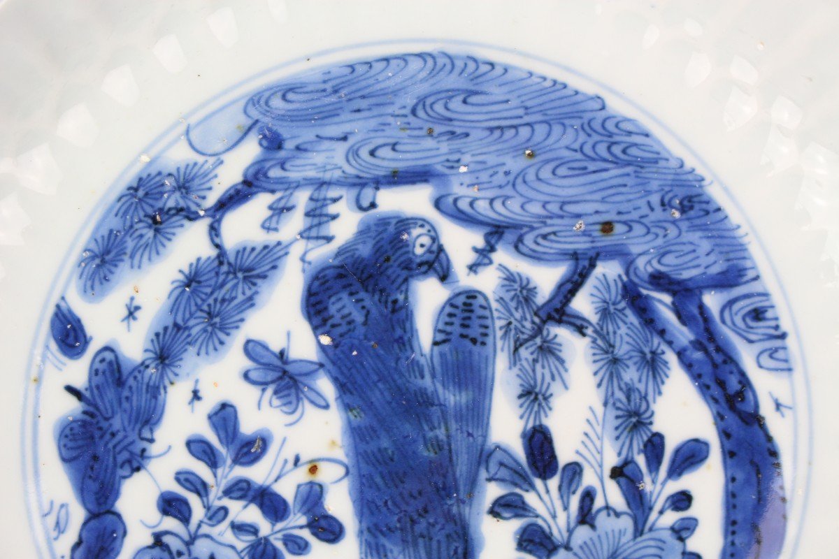 Chinese Porcelain Wanli Kraak Plate Blue And White Ming Dynasty Export Dish 16th / 17th Century-photo-4