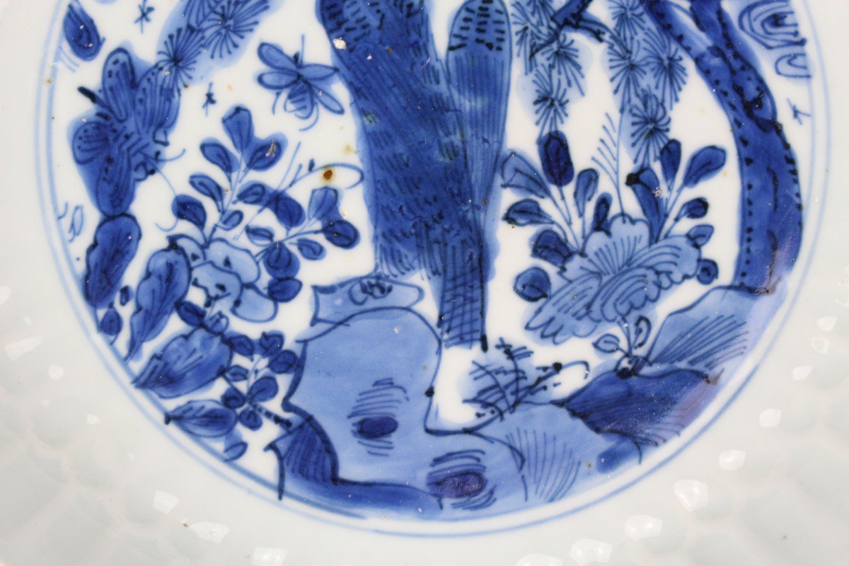 Chinese Porcelain Wanli Kraak Plate Blue And White Ming Dynasty Export Dish 16th / 17th Century-photo-1