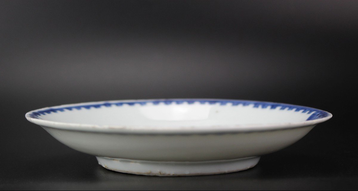 Chinese Porcelain Tianqi Ko Sometsuke Dish Blue And White Ming Dynasty 17th Century Plate-photo-3