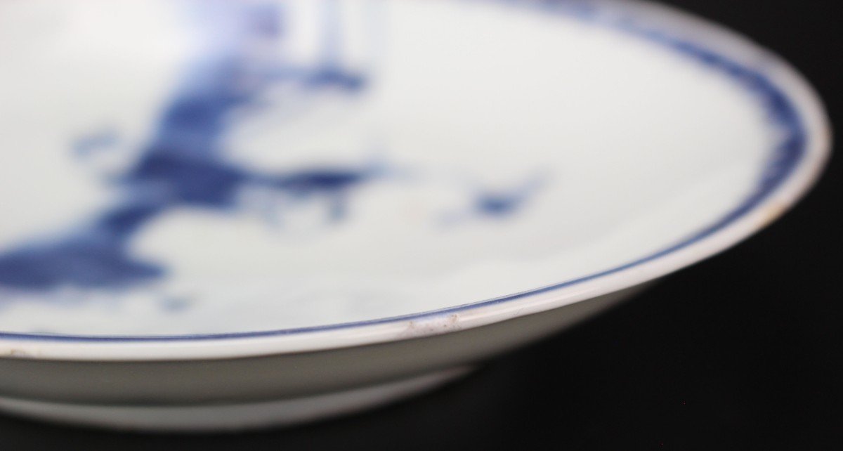 Chinese Porcelain Tianqi Ko Sometsuke Dish Blue And White Ming Dynasty 17th Century Plate-photo-6