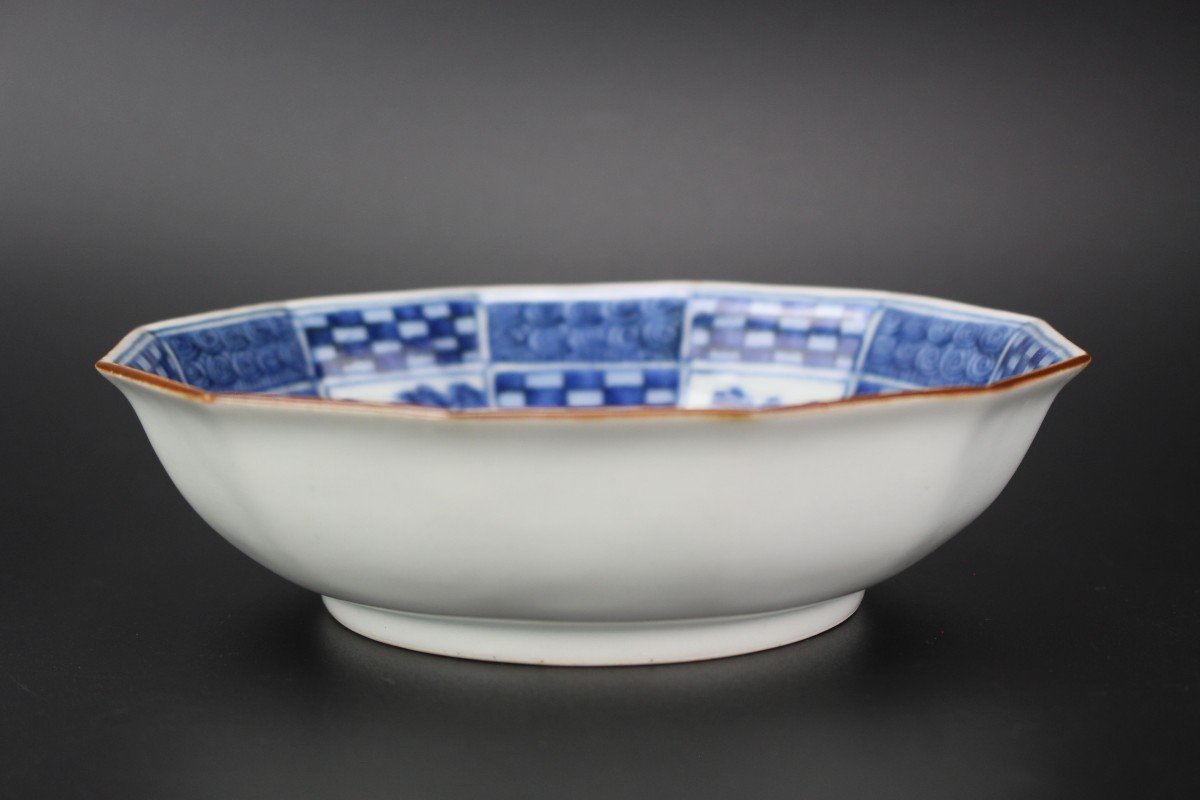 Japanese Porcelain Blue And White Bowl Tenmei Period (1781-1789) Marked Late 17th Century Dish-photo-7