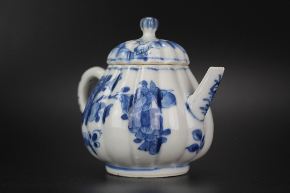 Kangxi Chinese Export Porcelain Blue And White 18th Century Qing Dynasty Teapot Asian Ceramics-photo-1