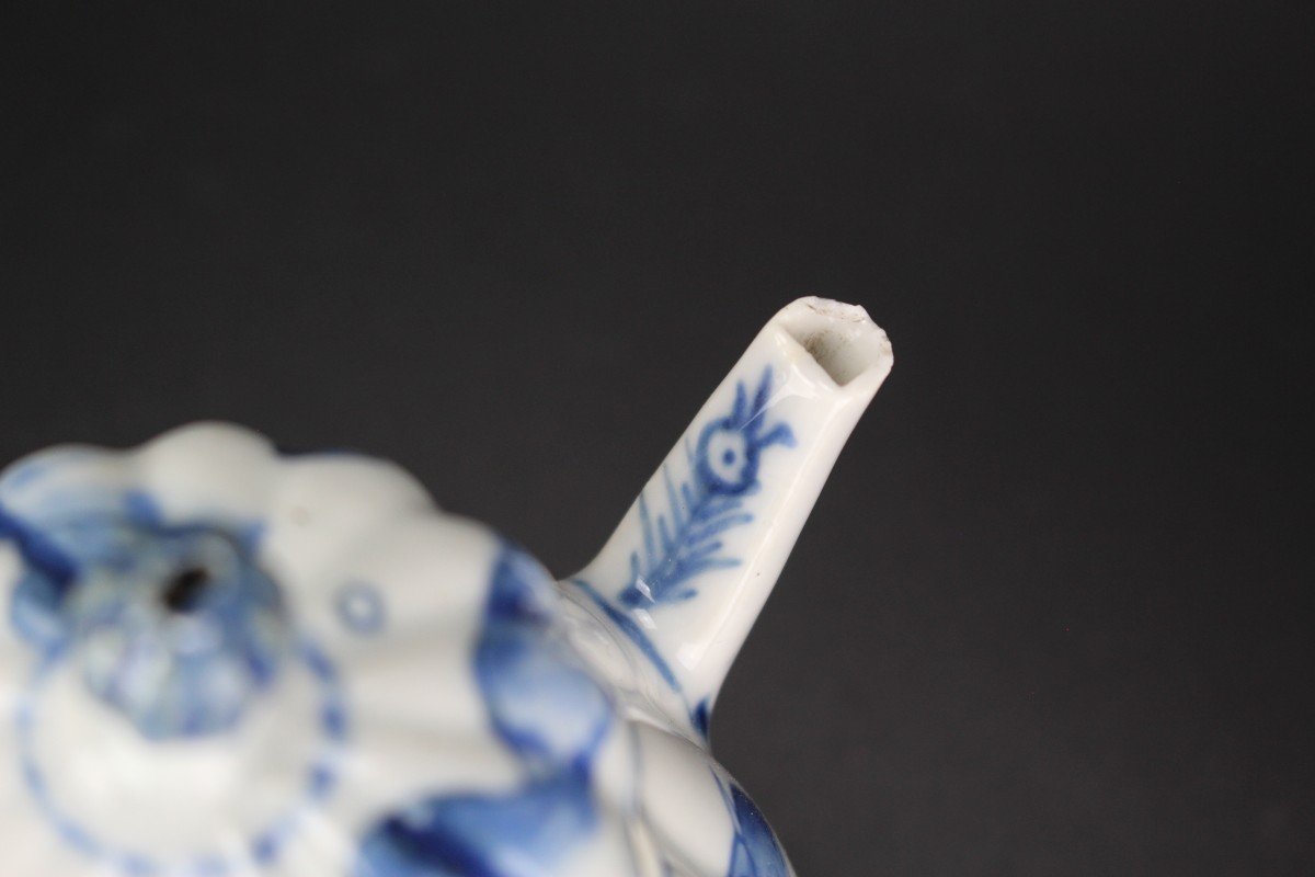 Kangxi Chinese Export Porcelain Blue And White 18th Century Qing Dynasty Teapot Asian Ceramics-photo-8