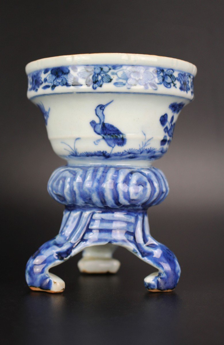 Qianlong Chinese Porcelain Blue And White 18th Century Salts Qing Dynasty 1740-1760 Salt Cellar-photo-4