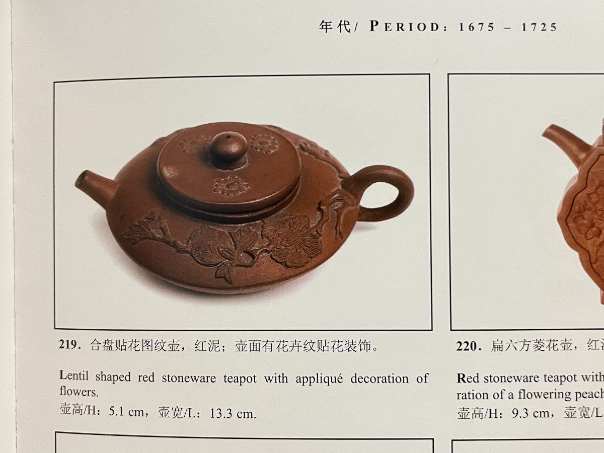 Kangxi Chinese Yixing Teapot Kangxi C. 1675-1725 Qing Dynasty Stoneware 17th / 18 Century-photo-2