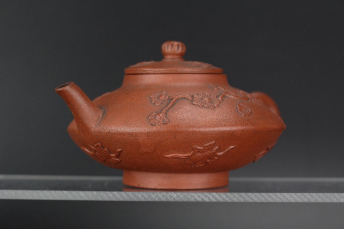 Kangxi Chinese Yixing Teapot Kangxi C. 1675-1725 Qing Dynasty Stoneware 17th / 18 Century-photo-1