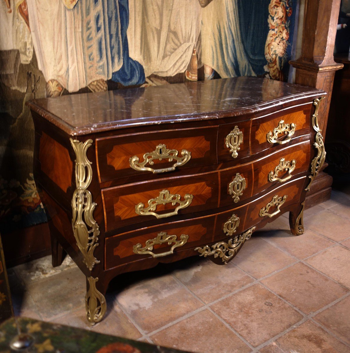 Commode Tombeau Estampillée C.i Dufour-photo-3