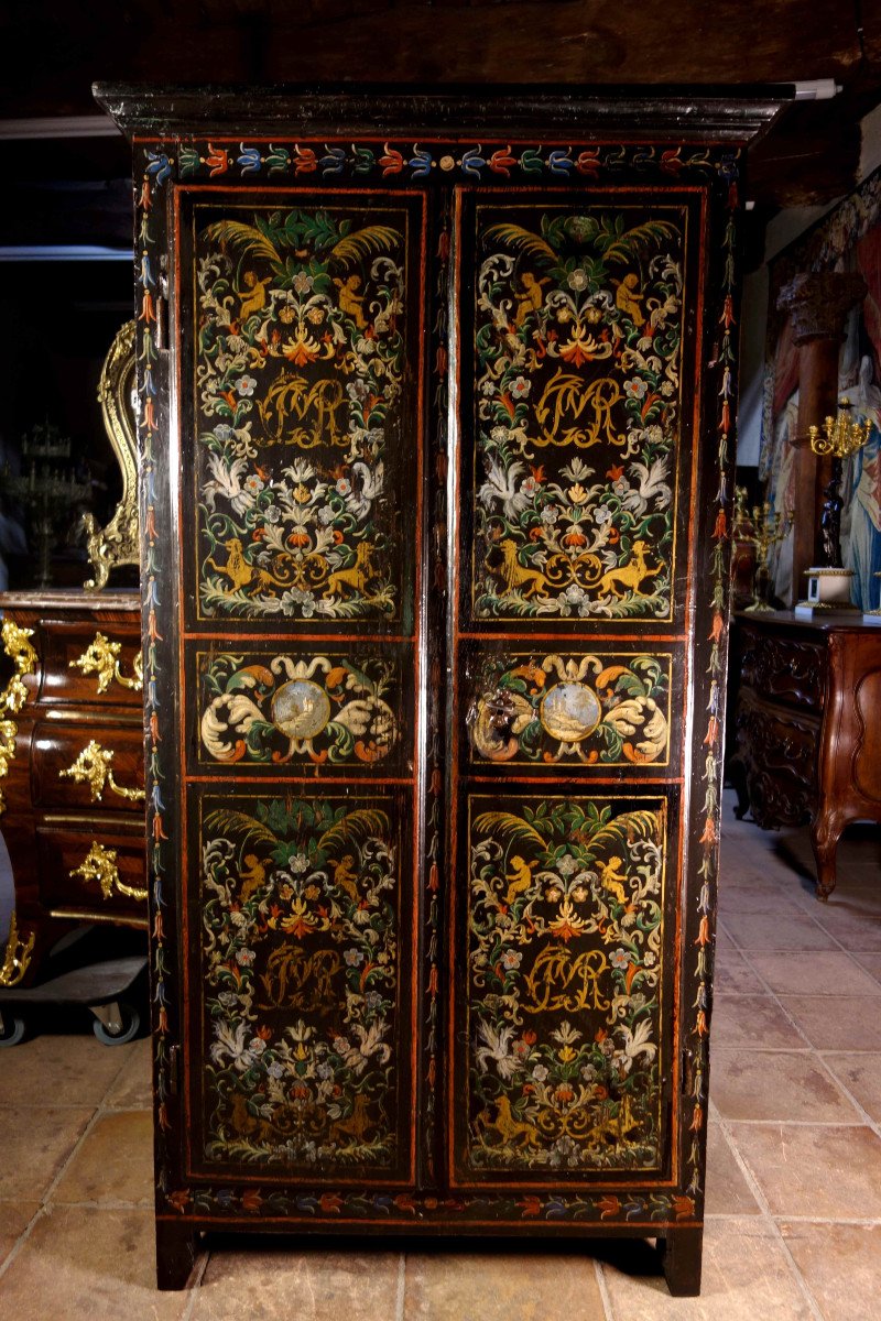 Uzès Wardrobe With Wedding Attributes, First Half Of The Eighteenth Century-photo-6