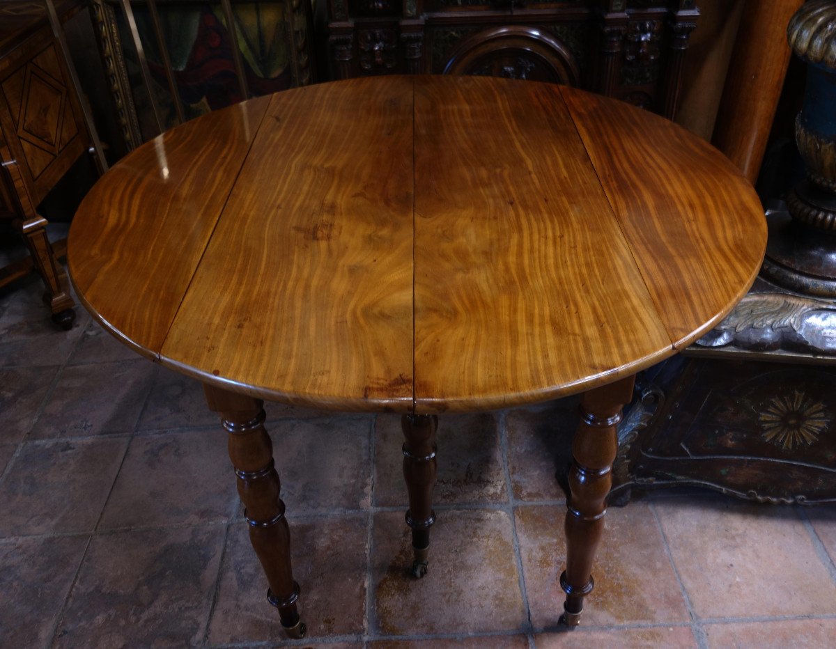 Table Louis-philippe En Acajou Blond à 6 Pieds Jacob, 210 Cm-photo-2