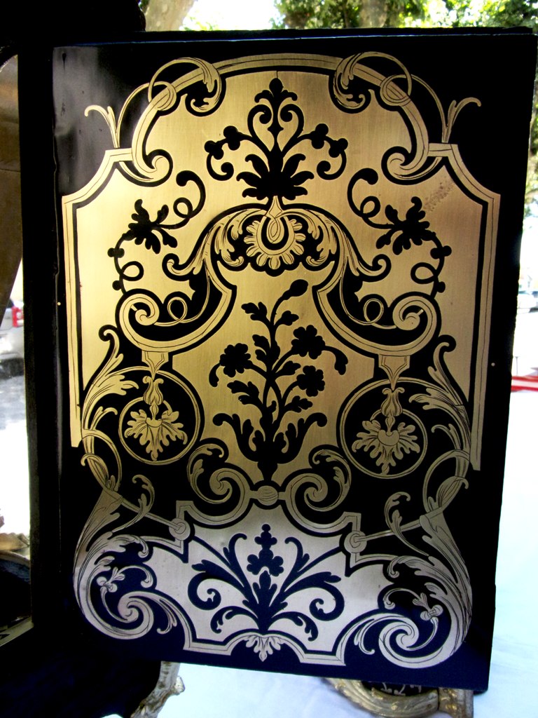 Cartel Boulle Marquetry "the Chinese" Stamped Foullet, 143 Cm, Eighteenth-photo-7