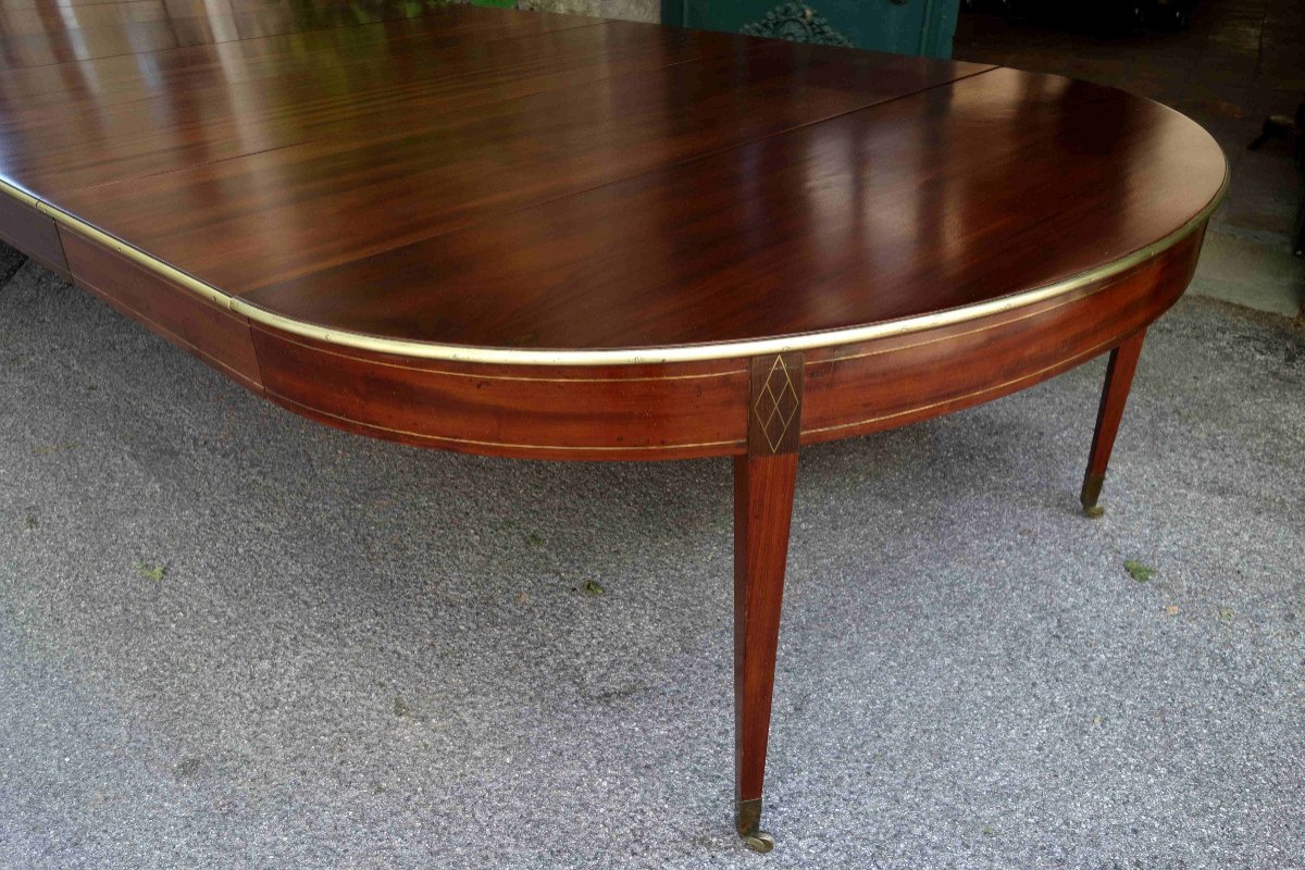 Banquet Table In Solid Mahogany, 6 Meters-photo-6