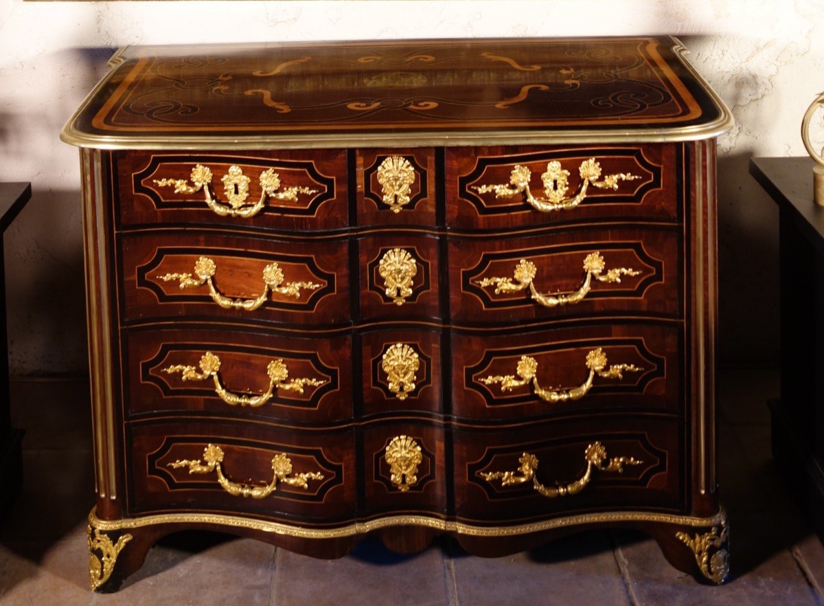 Louis XIV Commode In Marquetry