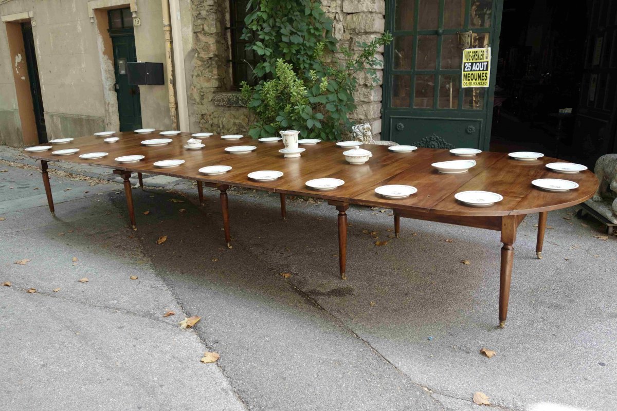 10 Feet Walnut Tree Banquet Table, 535 Cm-photo-7