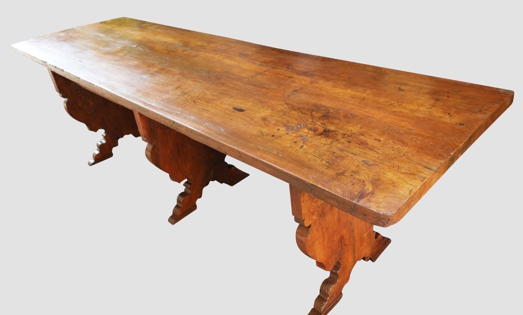 Italian Table Of Religious Community, 260 Cm, XVII-photo-1