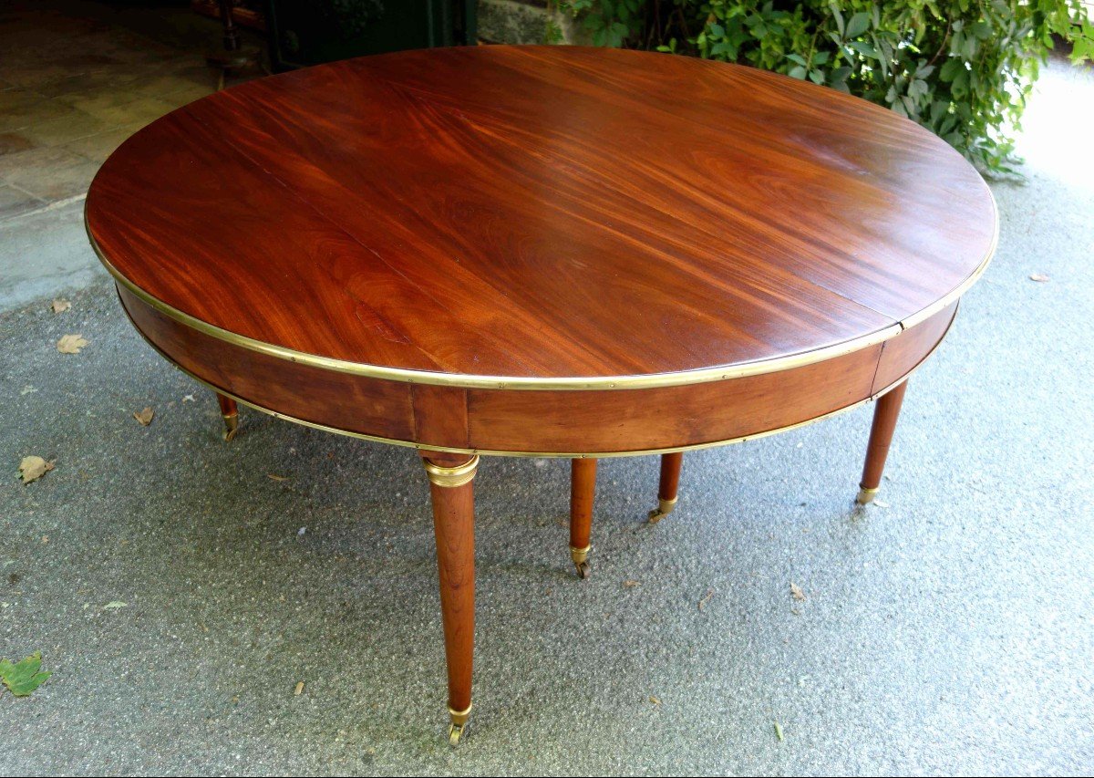 Large Mahogany Banquet Table With Jurande Hallmark, Eighteenth, 4 Meters-photo-2