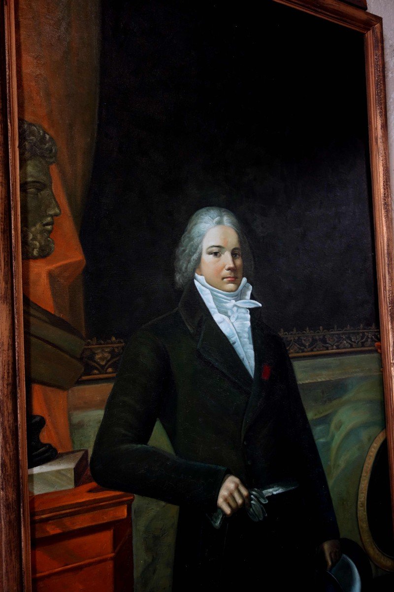 Very Large Full-length Portrait Of Talleyrand, 235 Cm-photo-3