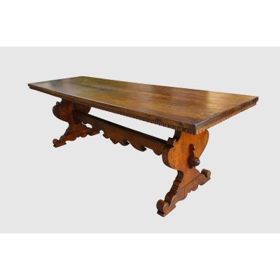 Italian Monastery Table, Late Seventeenth, 264 Cm
