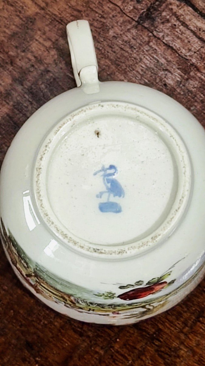 Tasse Antique En Porcelaine Peinte Den Haag-photo-6