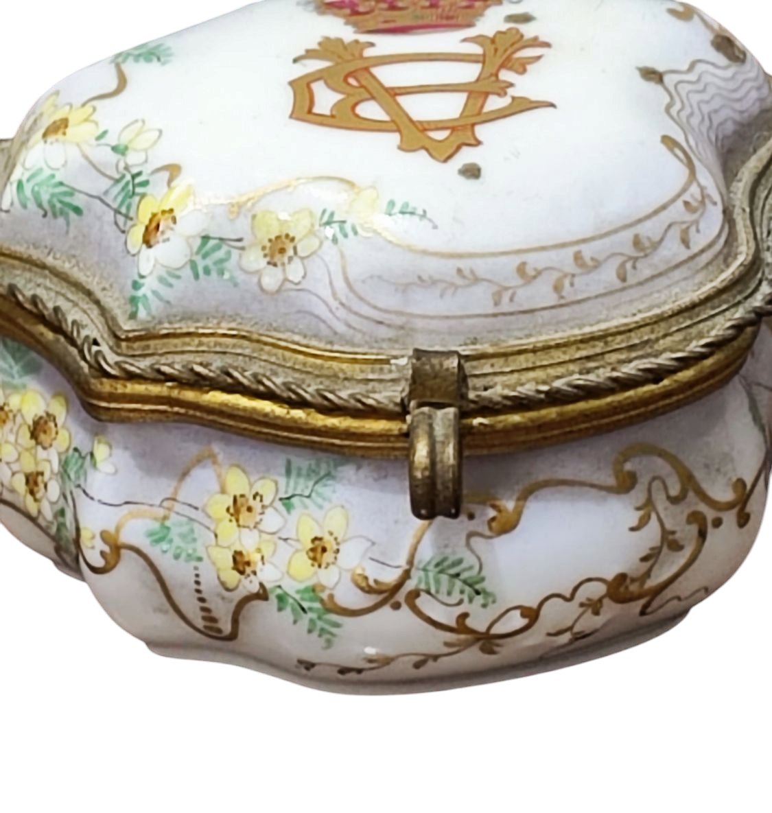 Ginori Porcelain Box Of The Royals Of The House Of Savoy-photo-3