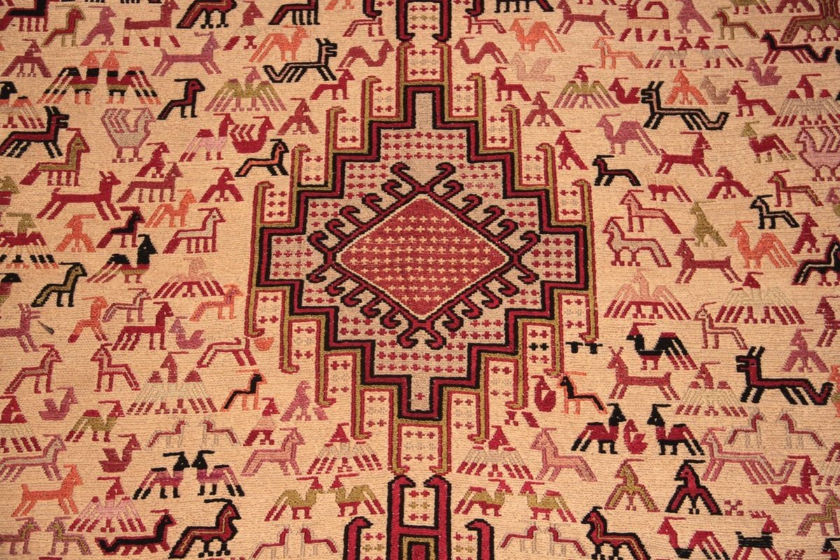 Kilim Soumak Shahsavan Iran 151 X 107 Cm-photo-1