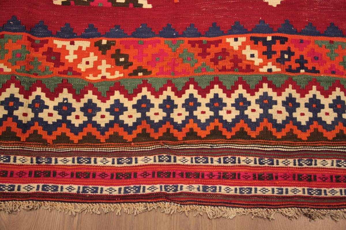 Kilim gashghaï kashkuli Iran 260 x 163 cm-photo-3