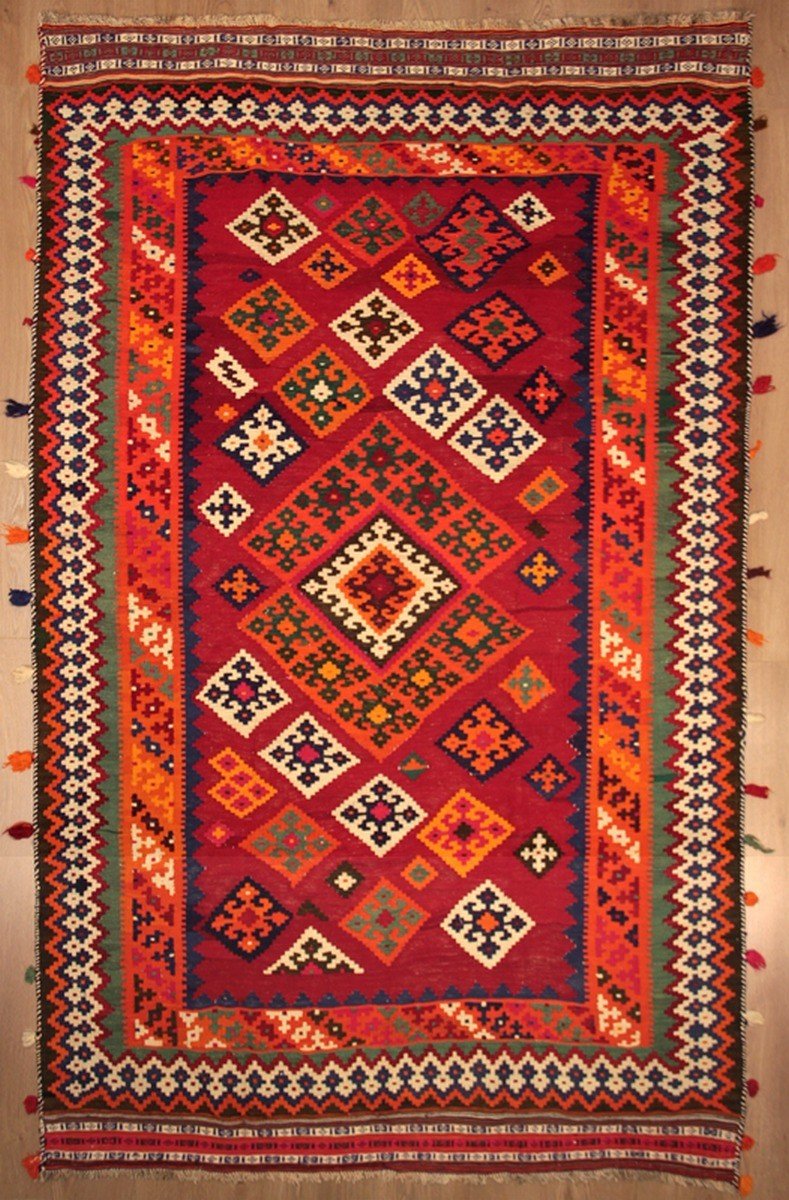 Kilim gashghaï kashkuli Iran 260 x 163 cm