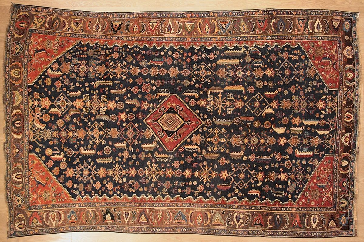 Tapis gashghaï Iran 253 x 165 cm-photo-2