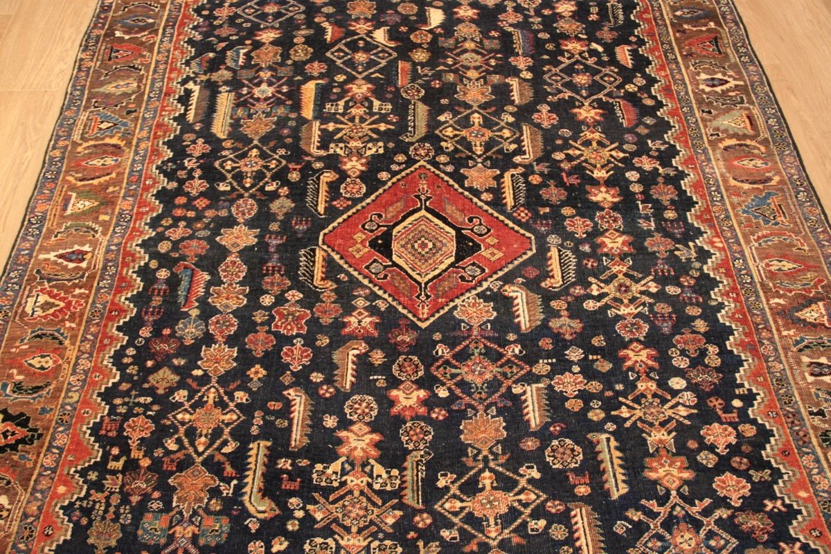 Tapis gashghaï Iran 253 x 165 cm-photo-5