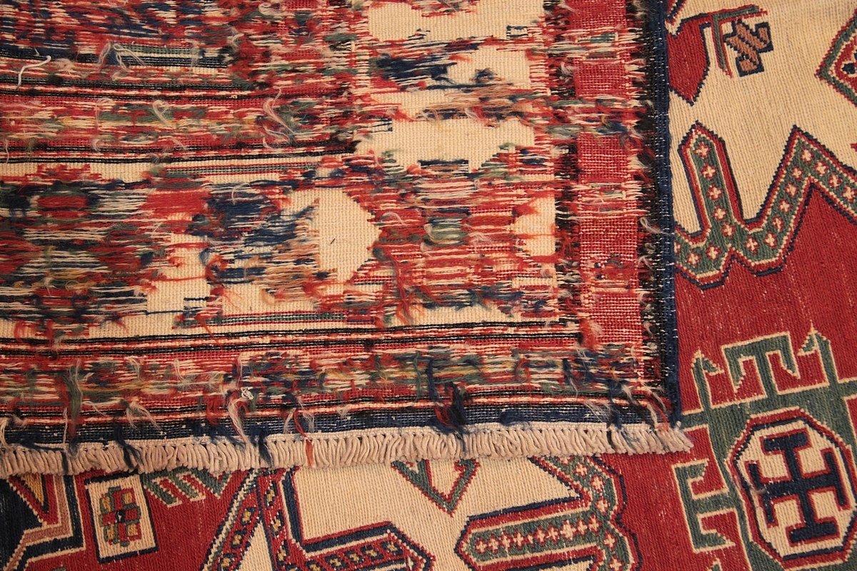 Kilim soumak kazak 253 x 170 cm-photo-4