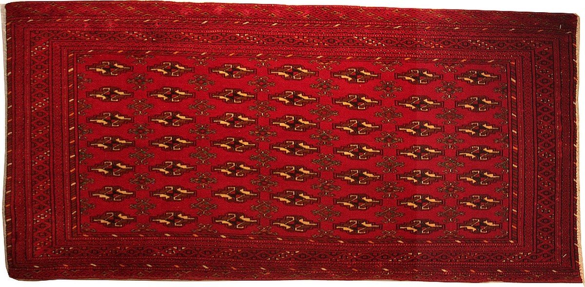 Turkmen Khorasan Djoval Rug 140 X 66 Cm-photo-2