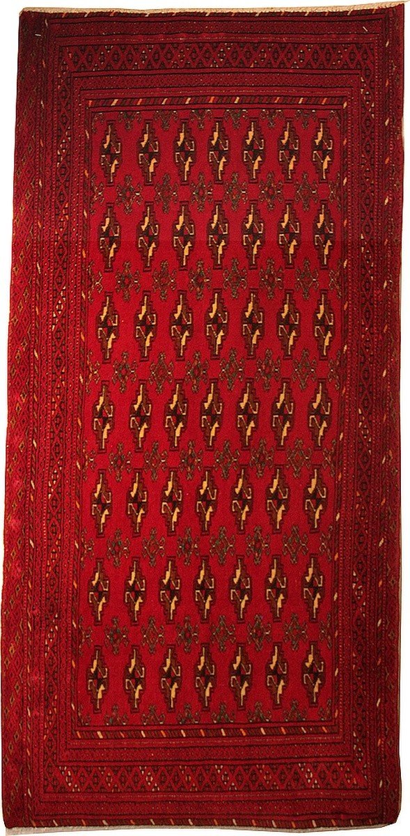 Turkmen Khorasan Djoval Rug 140 X 66 Cm