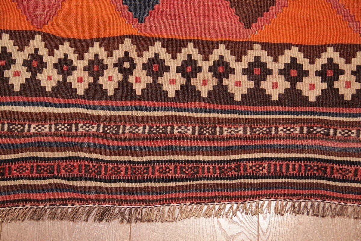 Kilim Gashghaï Kashkuli Iran 233 X 136 Cm-photo-3